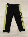 PANTALONE FELPA GUESS L3RQ24KA6R3-JBLK NERO-LIME JUNIOR