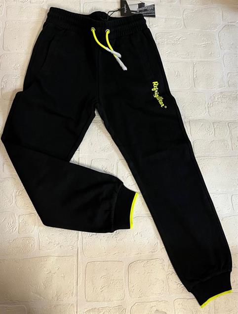 PANTALONE TUTA REFRIGWEAR RW206 NERO LOGO FLUO JUNIOR