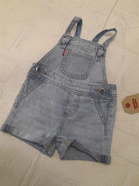 SALOPETTE LEVI'S 1EE795-L6Q NEONATA JEANS CHIARO