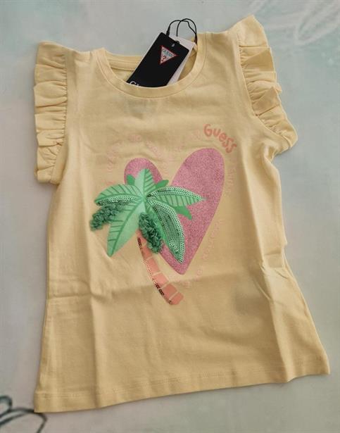 t-shirt mc guess K3GI11K6YW1-A20F giallo baby