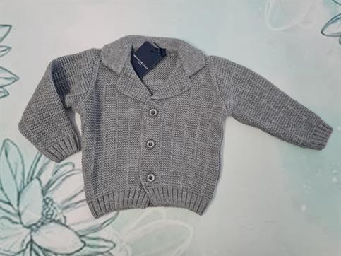 CARDIGAN M&F MF4310N NEONATO GRIGIO SCIALLATO