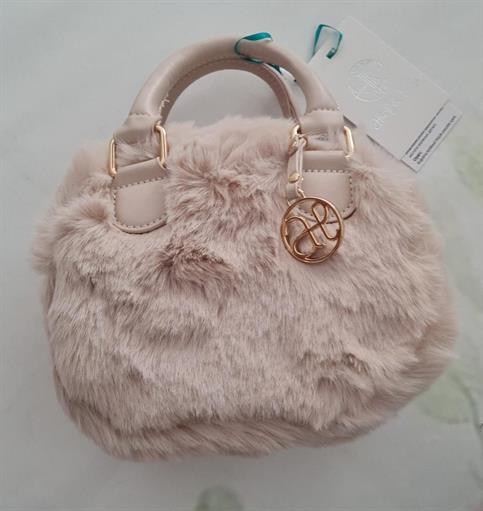 BORSA ABEL&LULA 5937 BABY BEIGE PELLICCIA