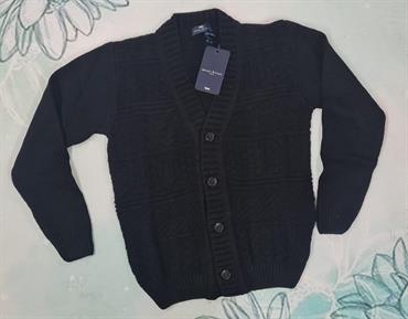 MAGLIA M&F 4349R JUNIOR NERO CARDIGAN