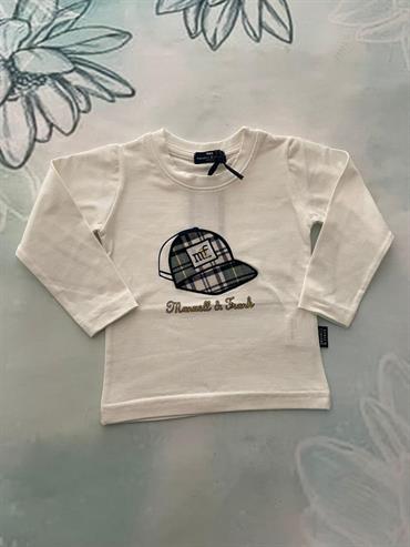 T-SHIRT ML M&F 7358B PANNA/BOSCO BABY