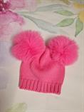 CAPPELLO CATYA 428639 BABY DOPPI0 POMPOM ROSA BIGBABOL